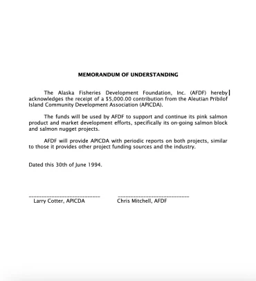 1994 APICDA contribution to AFDF