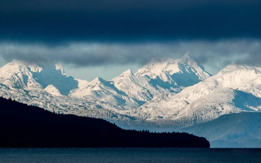 201809 Howard Kerry the Chilkat Mountains loom over fishing grounds north of Juneau-Web - Medium