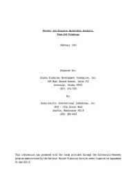 1983 Recover and Evaluate Marketable Products from Cod Trimmings 