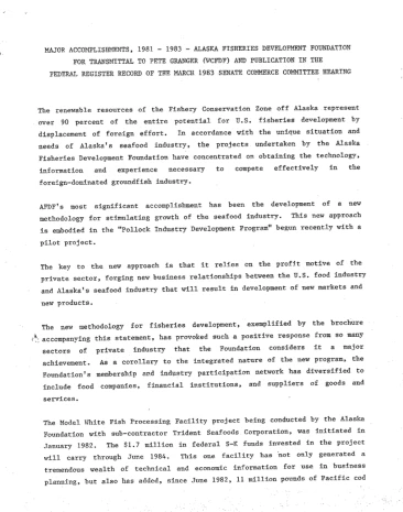 AFDF Major Accomplishments 1981-1983_png