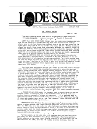 Lodestar Update June 1985