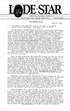 Lodestar Update March 1985