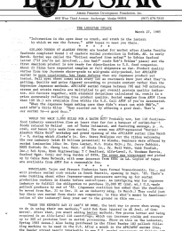 Lodestar Update March 1985