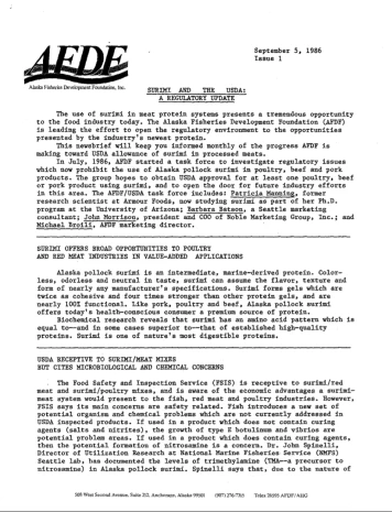 Newsbrief_SurimiandUSDA_1986