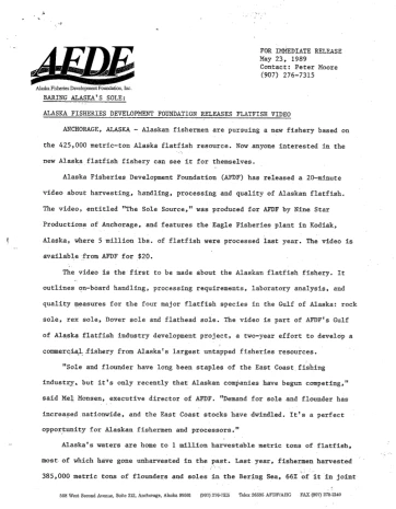 1989 May 23 Press Release AFDF_PNG