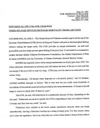 Press Release June 10 1993