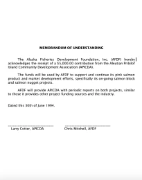 1994 APICDA contribution to AFDF