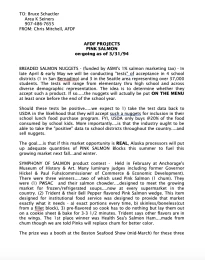 1994 Area K seiners - AFDF Projects Pink Salmon update