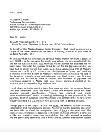 1994 ASTF proposal 94-1-015 Use of Enzymne, Digestase, in Production of Pink Salmon Ikura