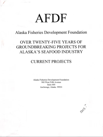 2003 25 Years of AFDF Projects